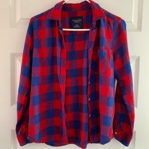 AE Plaid Button Down